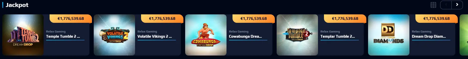 jackpots au Netbet