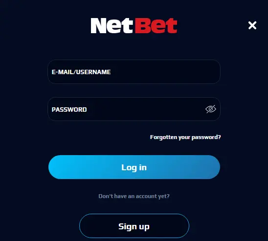 Connexion des membres du casino NetBet